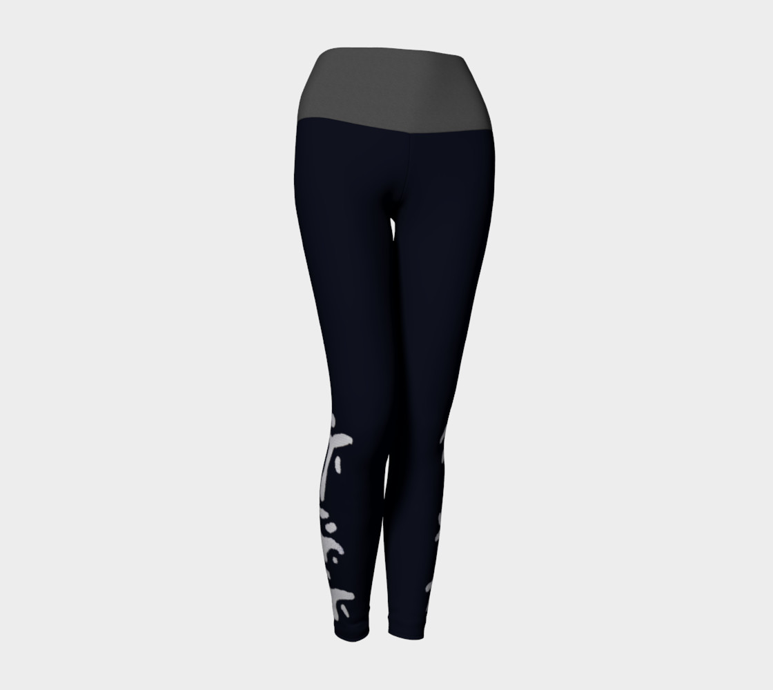 Black yogas with grey band preview #1