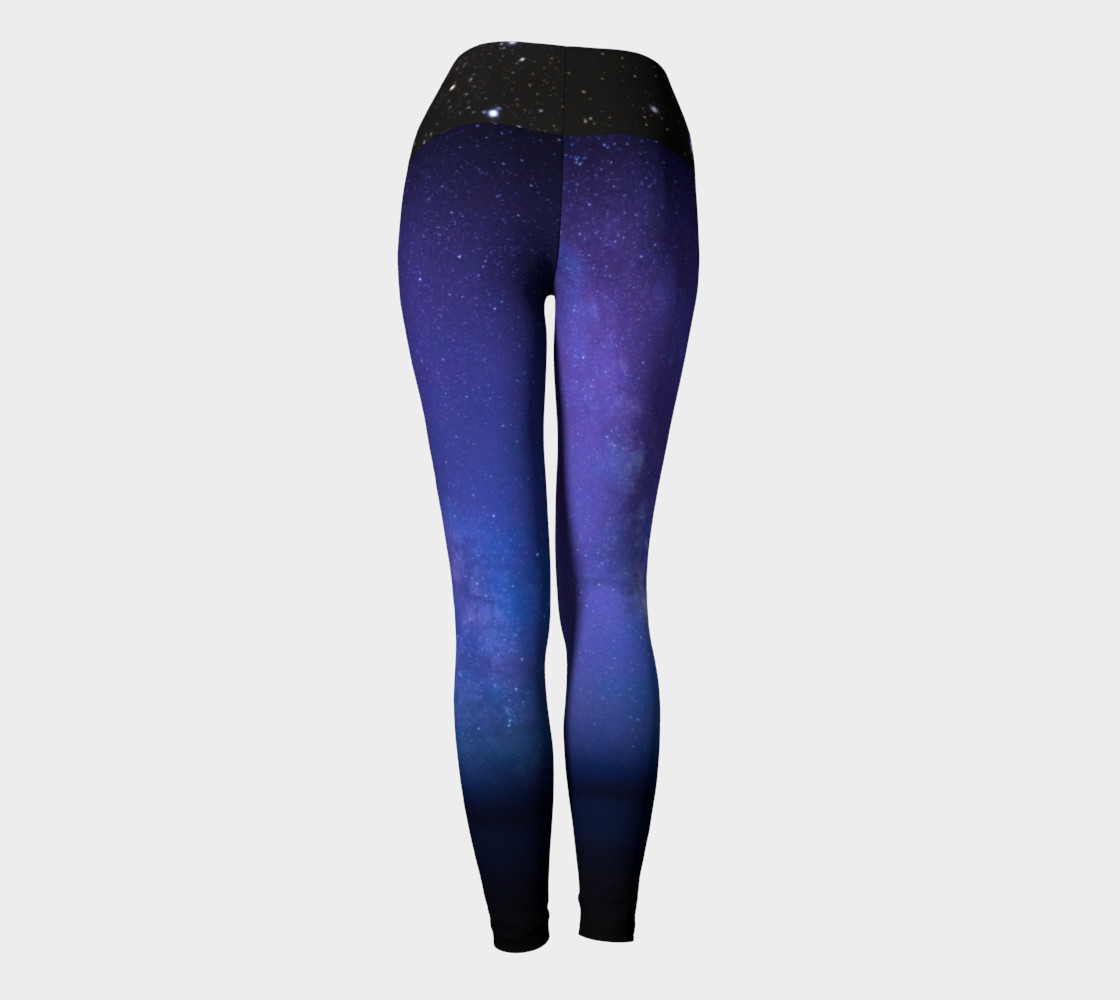 Milky Mystic Way Yoga Leggings preview #4