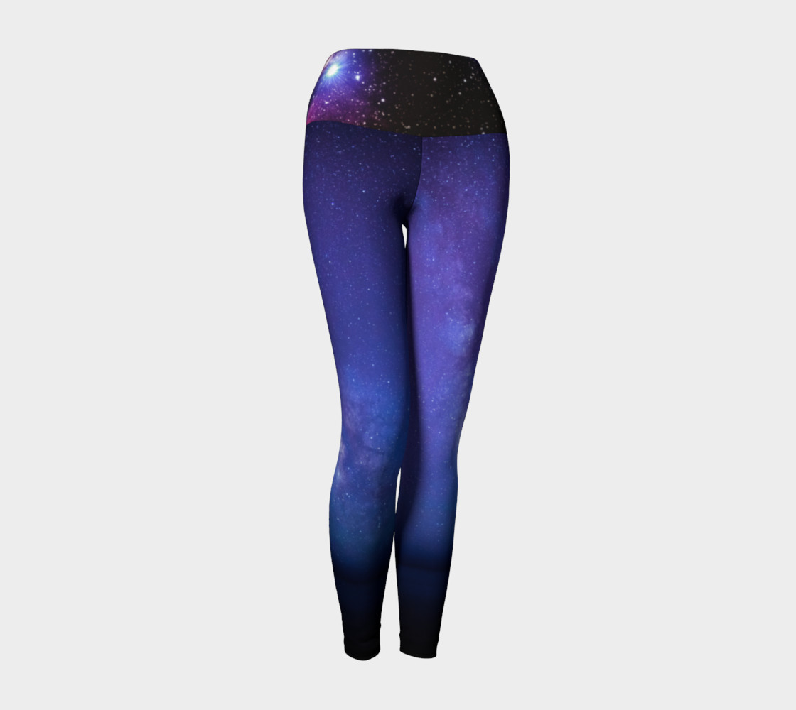 Milky Mystic Way Yoga Leggings preview #1