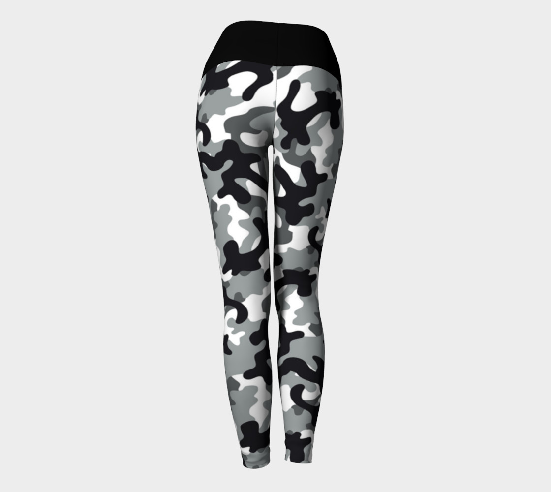 Camoufflage - Noir et Gris (bande taille noire) preview #4