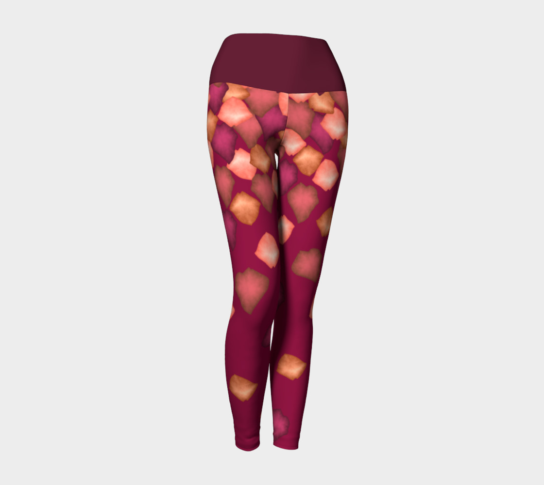 Aperçu de Falling Leaves Yoga Leggings #1