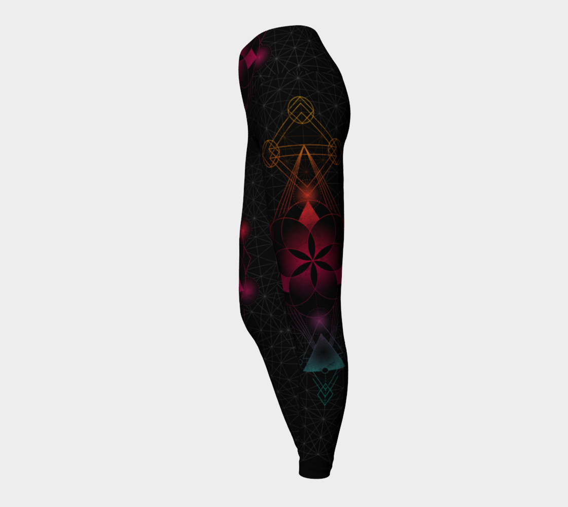 Flower of life sacred geometry rainbow preview #3