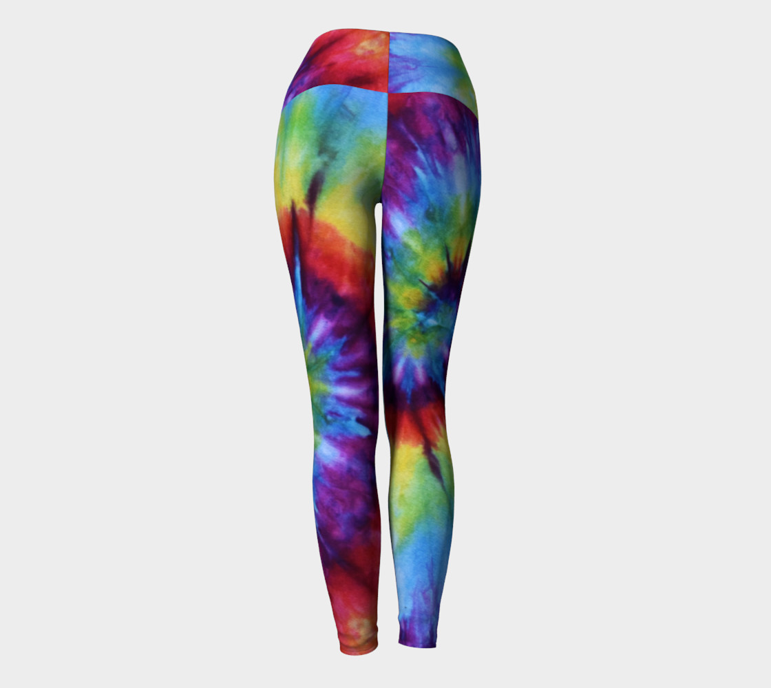 Rainbow Yoga Leggings preview #4