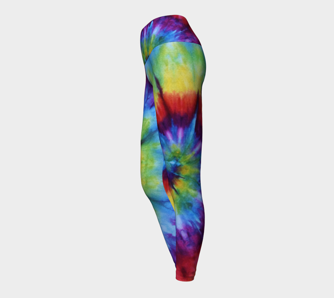Rainbow Yoga Leggings preview #3