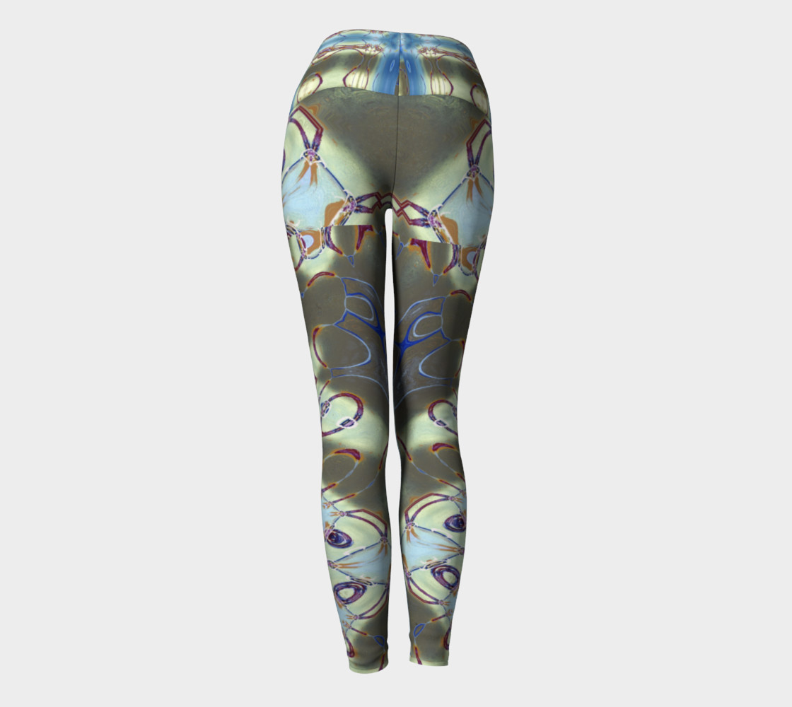 Aperçu de Glitter Queen Royal-Waistband Leggings #4