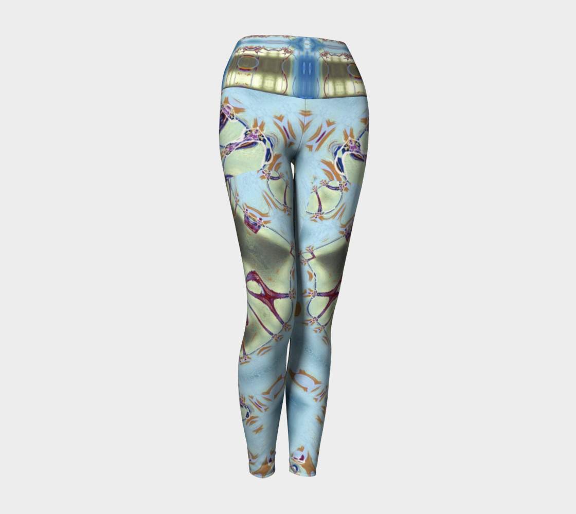 Aperçu de Glitter Queen Royal-Waistband Leggings #1