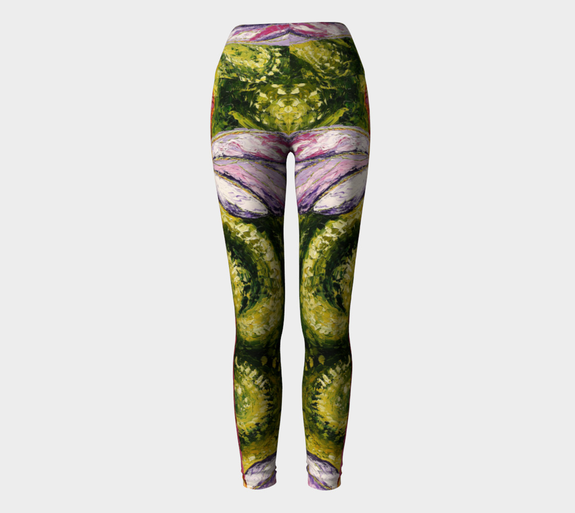green dragon yoga pant preview #2