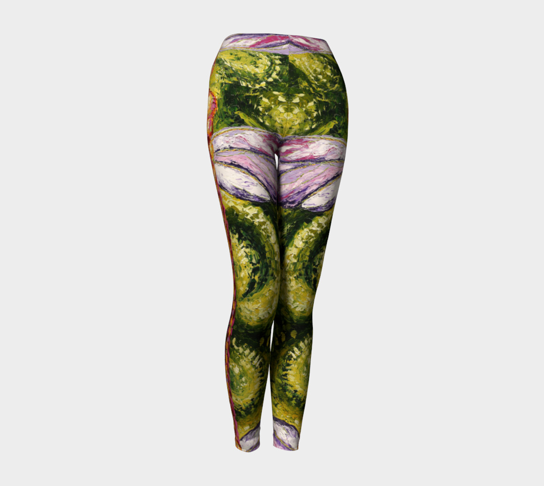 green dragon yoga pant preview #1