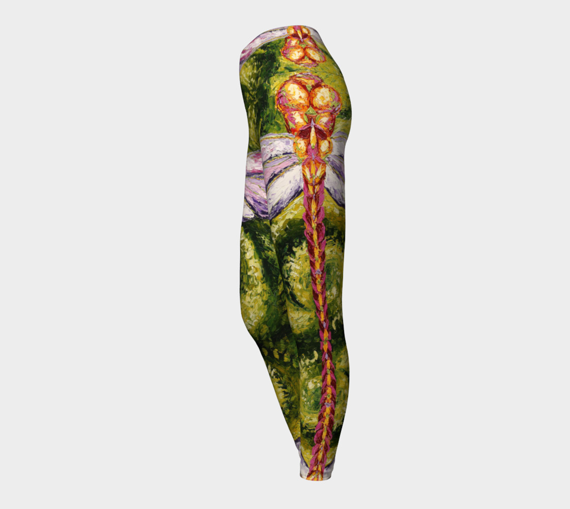 green dragon yoga pant preview #3