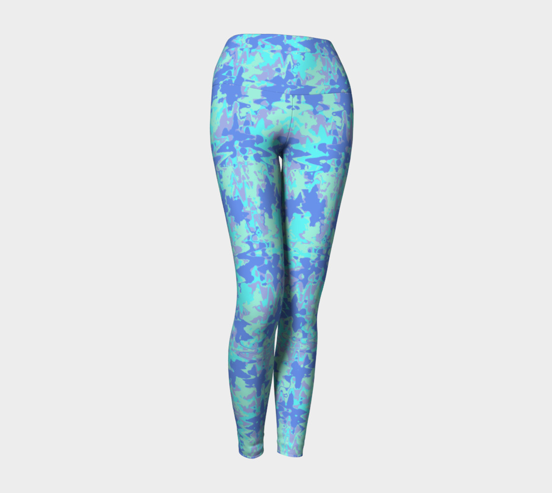Wavy blue pattern preview #1
