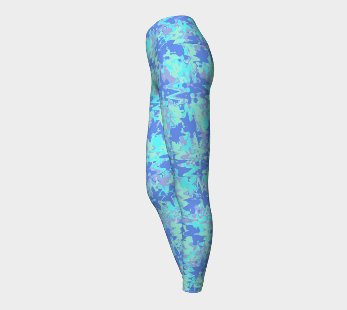 Wavy blue pattern preview #3