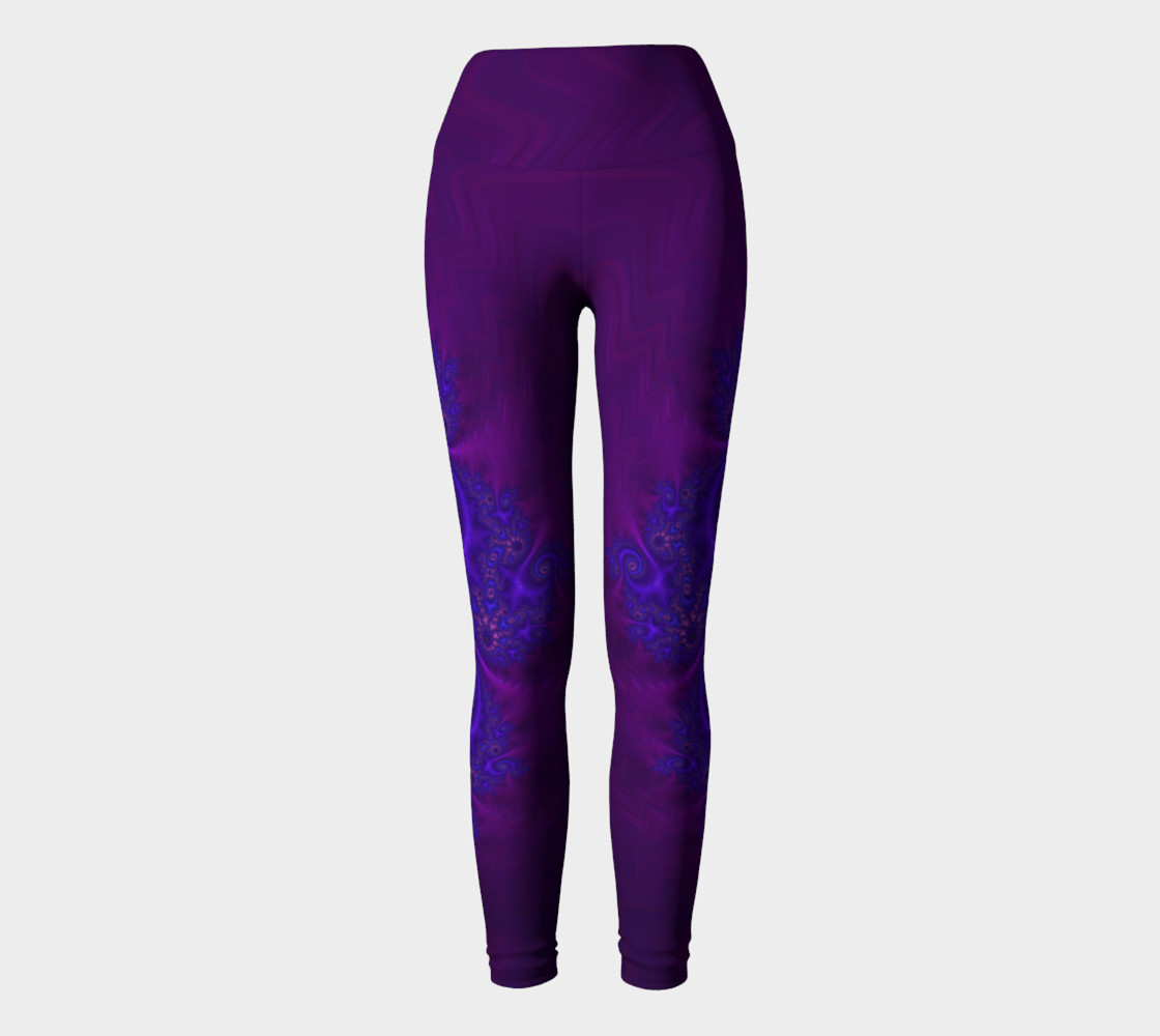 Magic Dragon Yoga Leggings - Violet preview #2