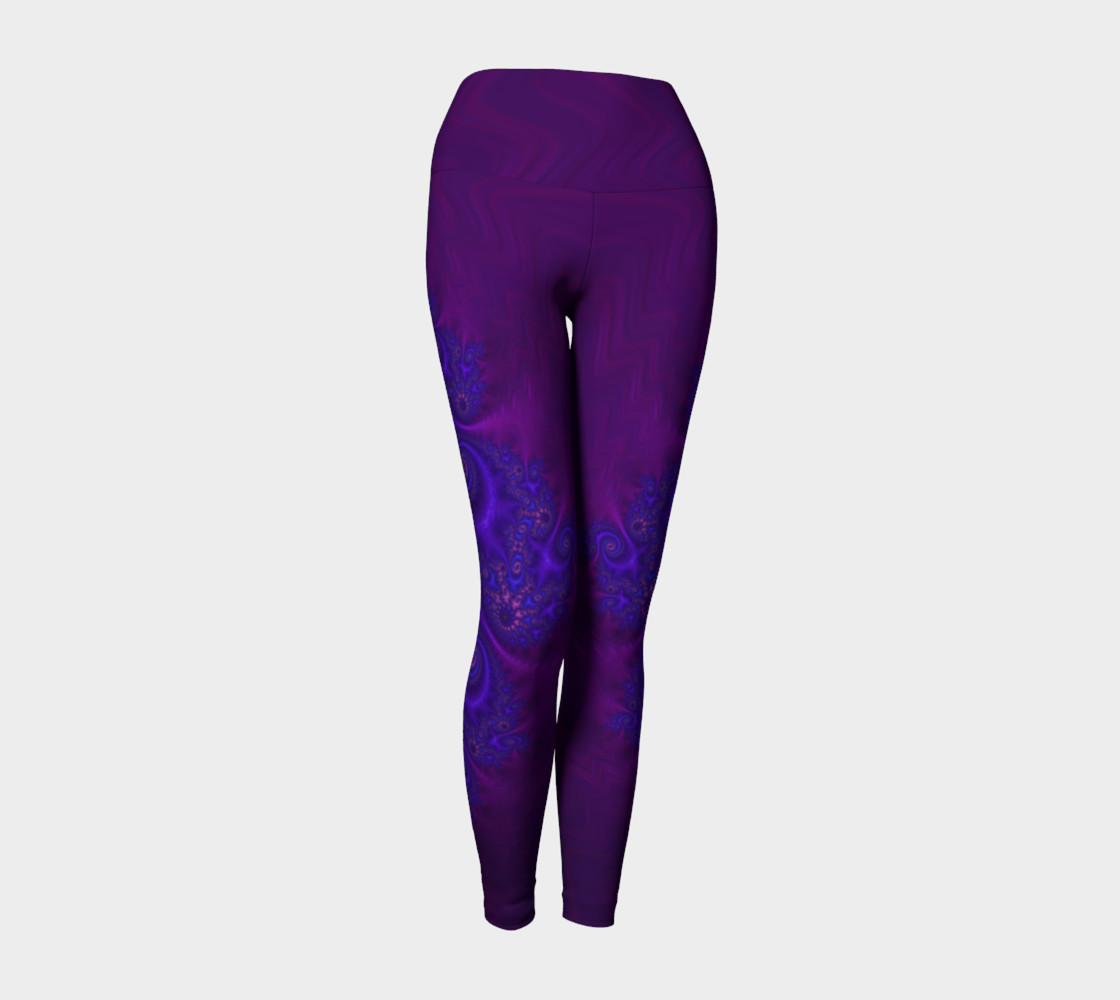 Magic Dragon Yoga Leggings - Violet preview #1