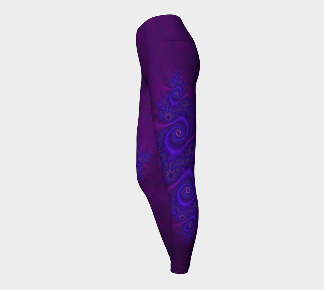 Magic Dragon Yoga Leggings - Violet preview #3