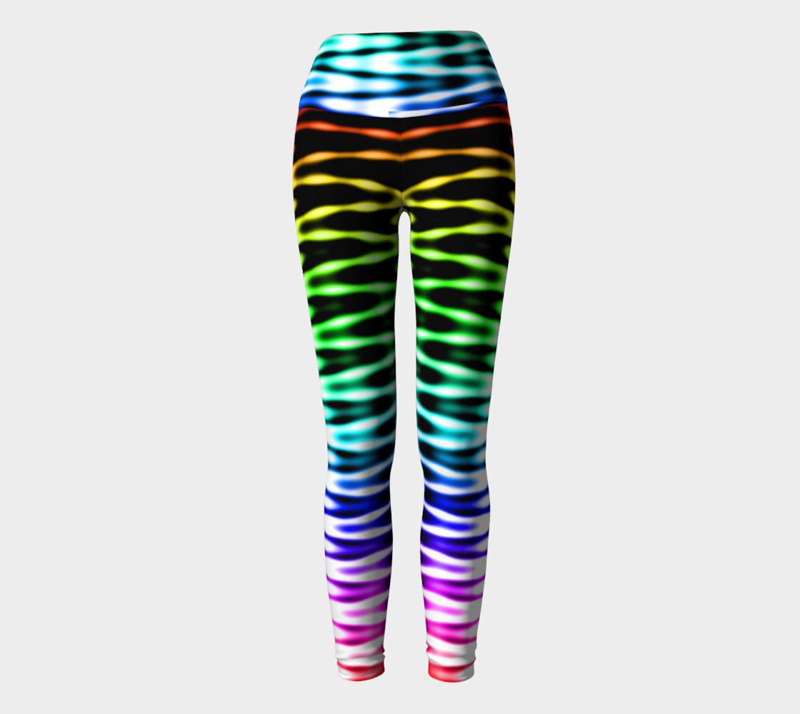 rainbow yoga leggings