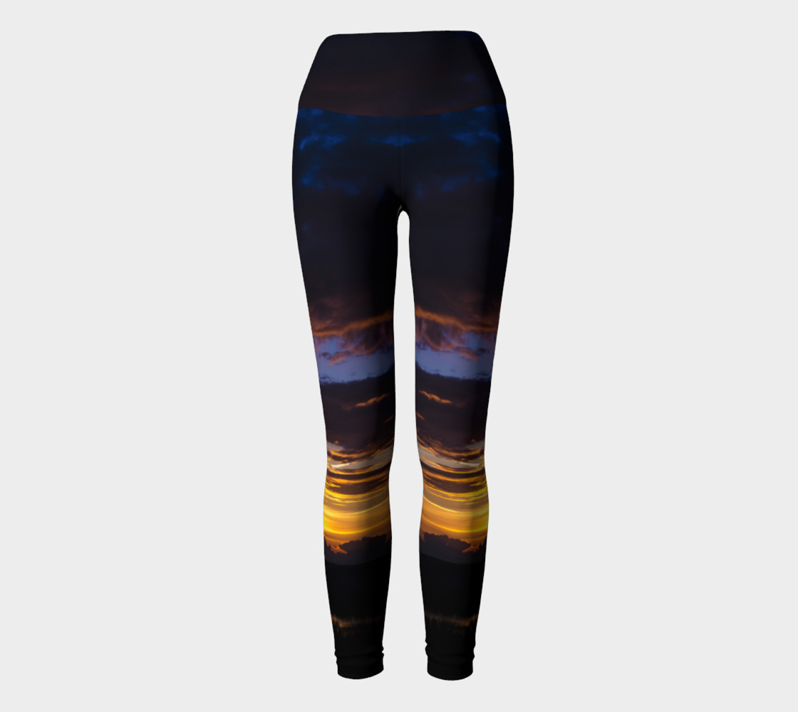 Sunset II Yoga Leggings preview #2