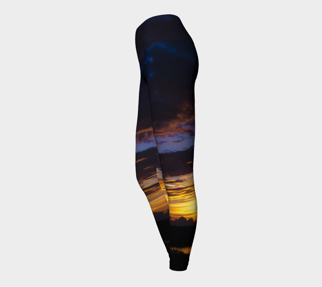 Sunset II Yoga Leggings preview #3