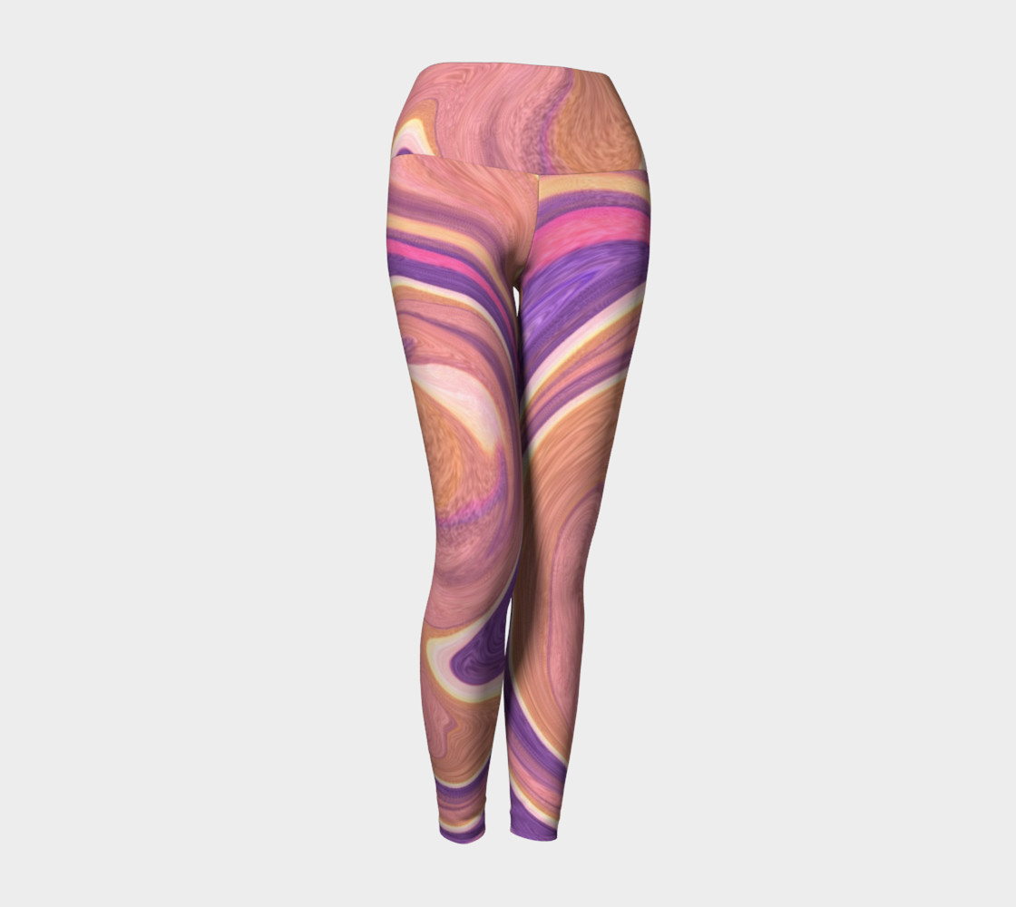 Pink Pastels Yoga Leggings preview #1