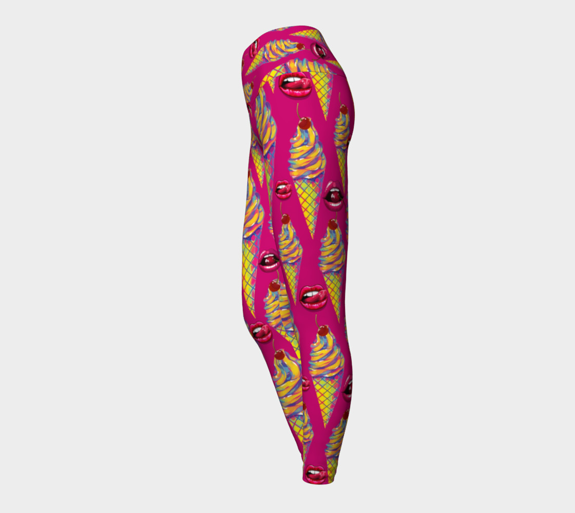 Ice Cream lips-Yoga Pants preview #3