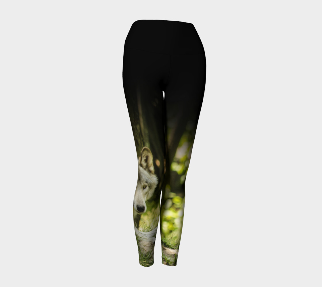 Timber Wolf Yoga Leggings preview #1