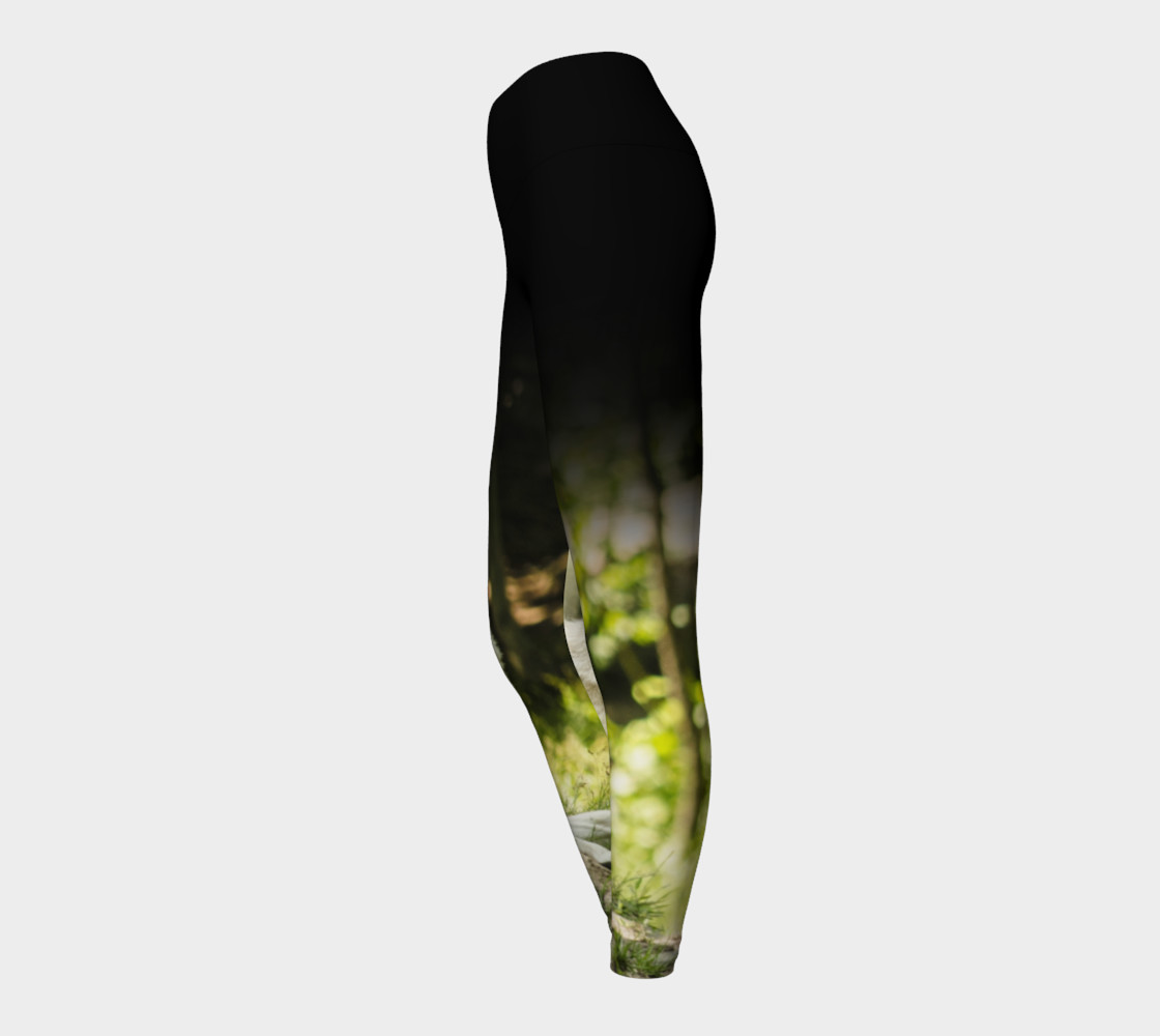 Timber Wolf Yoga Leggings preview #3