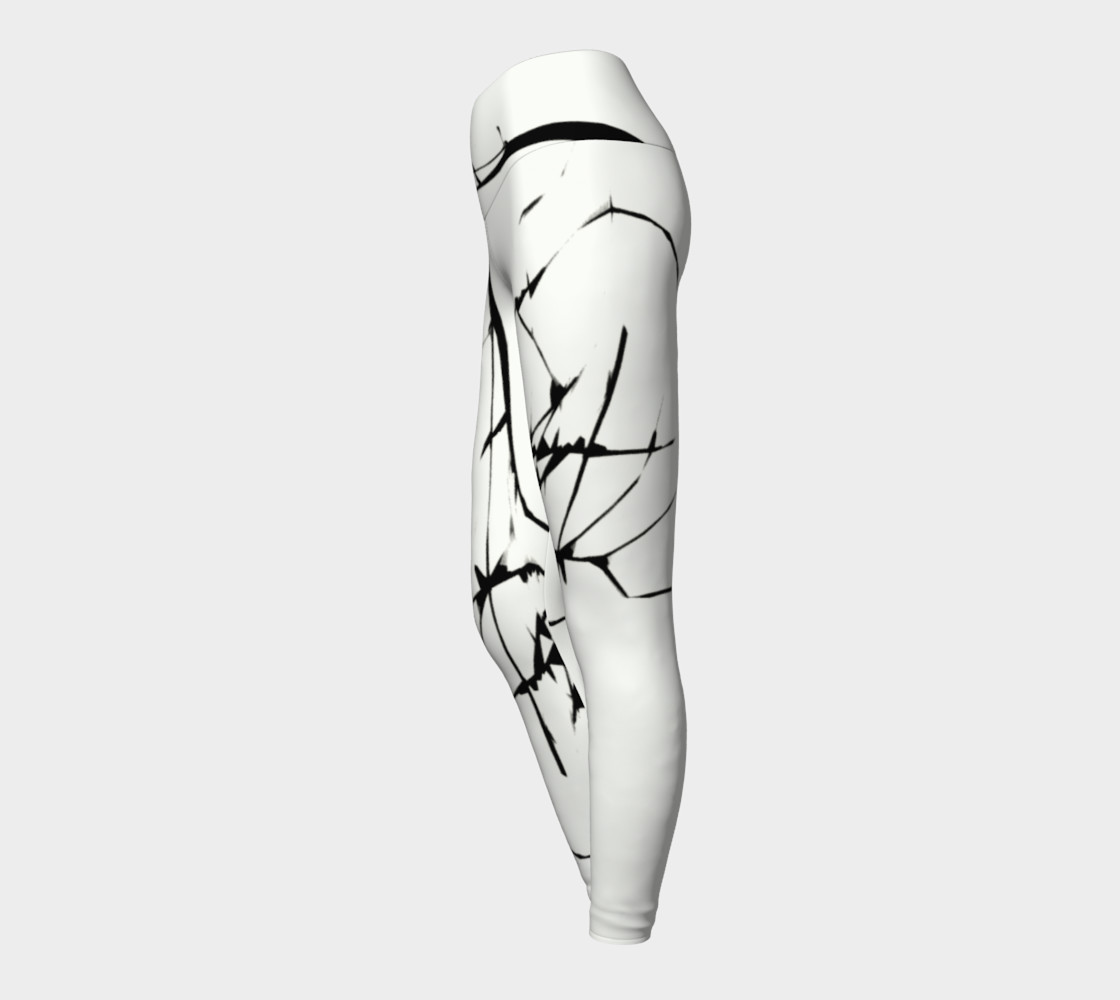 Abstract Simplicity Calligraphy Black and White preview #3