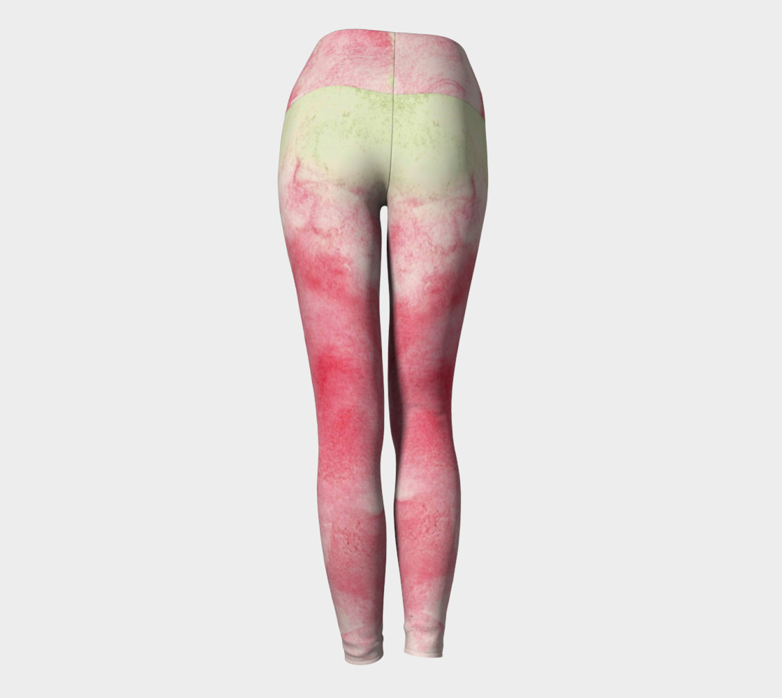 Rose Blush Yoga Leggings preview #4
