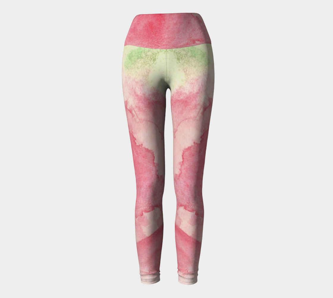 Rose Blush Yoga Leggings preview #2