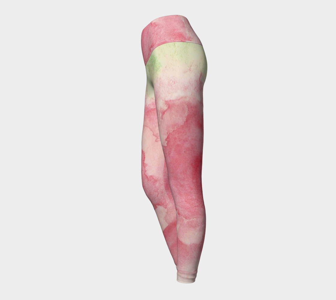 Rose Blush Yoga Leggings preview #3