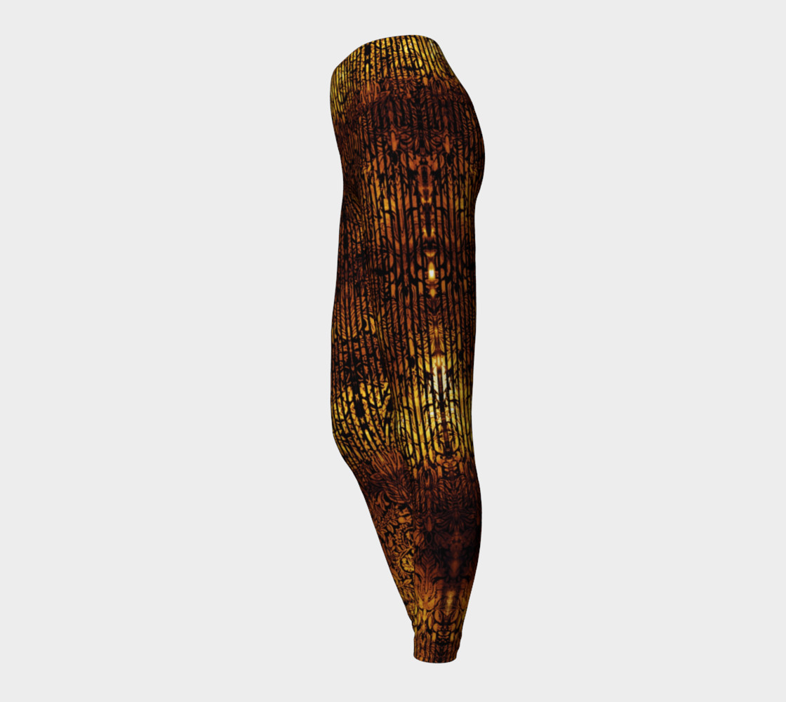 Golden Gate Damask Goth Print by Tabz Jones preview #3