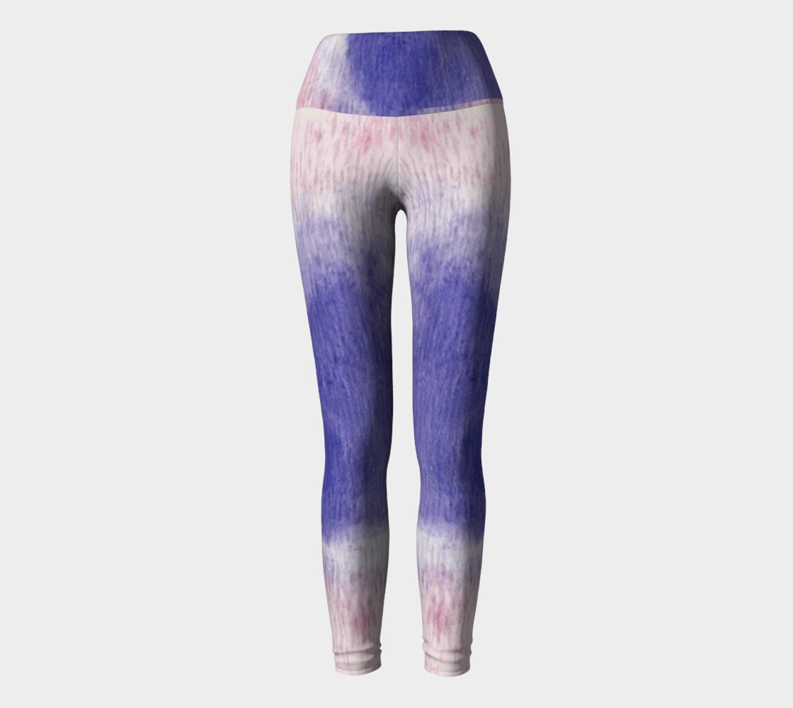 Pastel Floral Dream Yoga Leggings preview #2