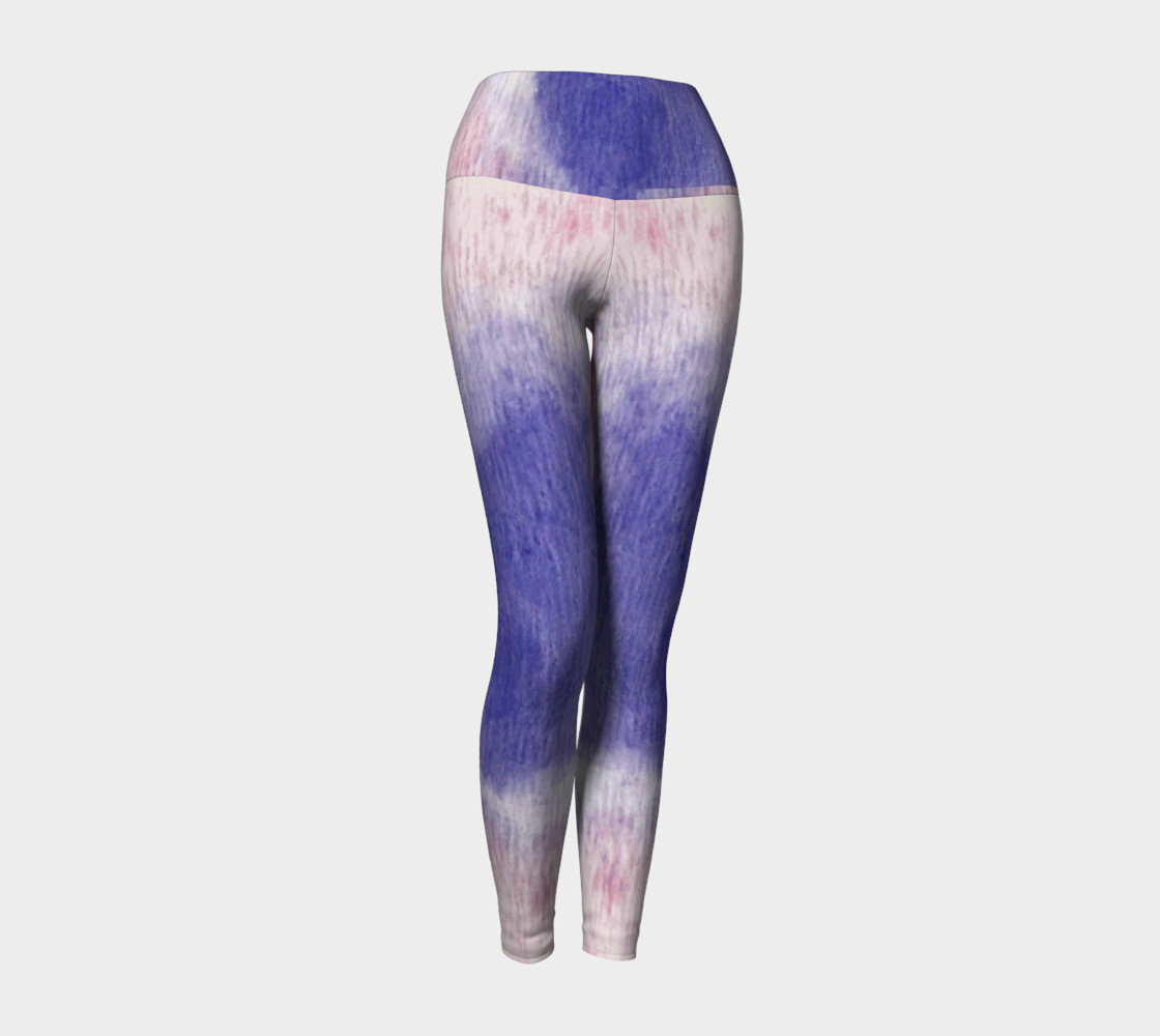Pastel Floral Dream Yoga Leggings preview #1