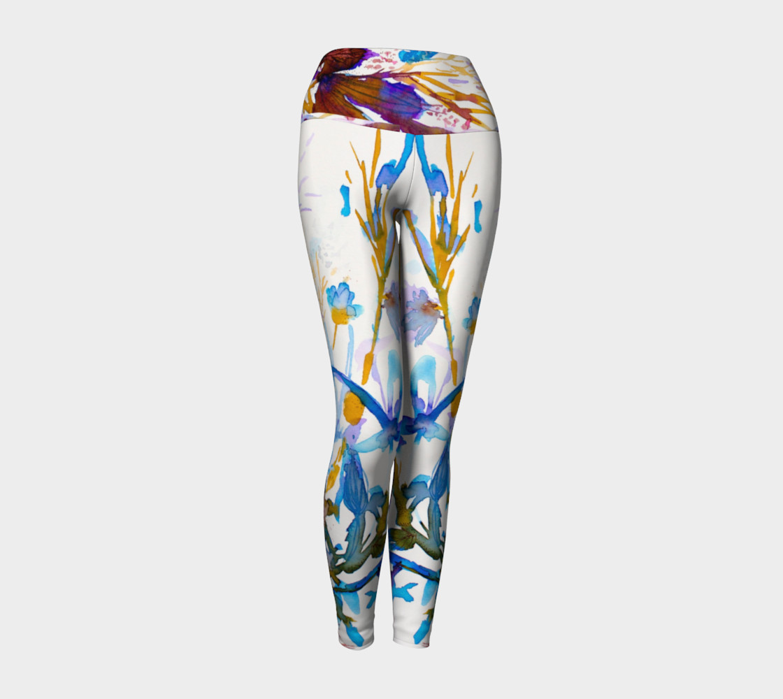Blue Sea Weeds yoga leggings preview #1
