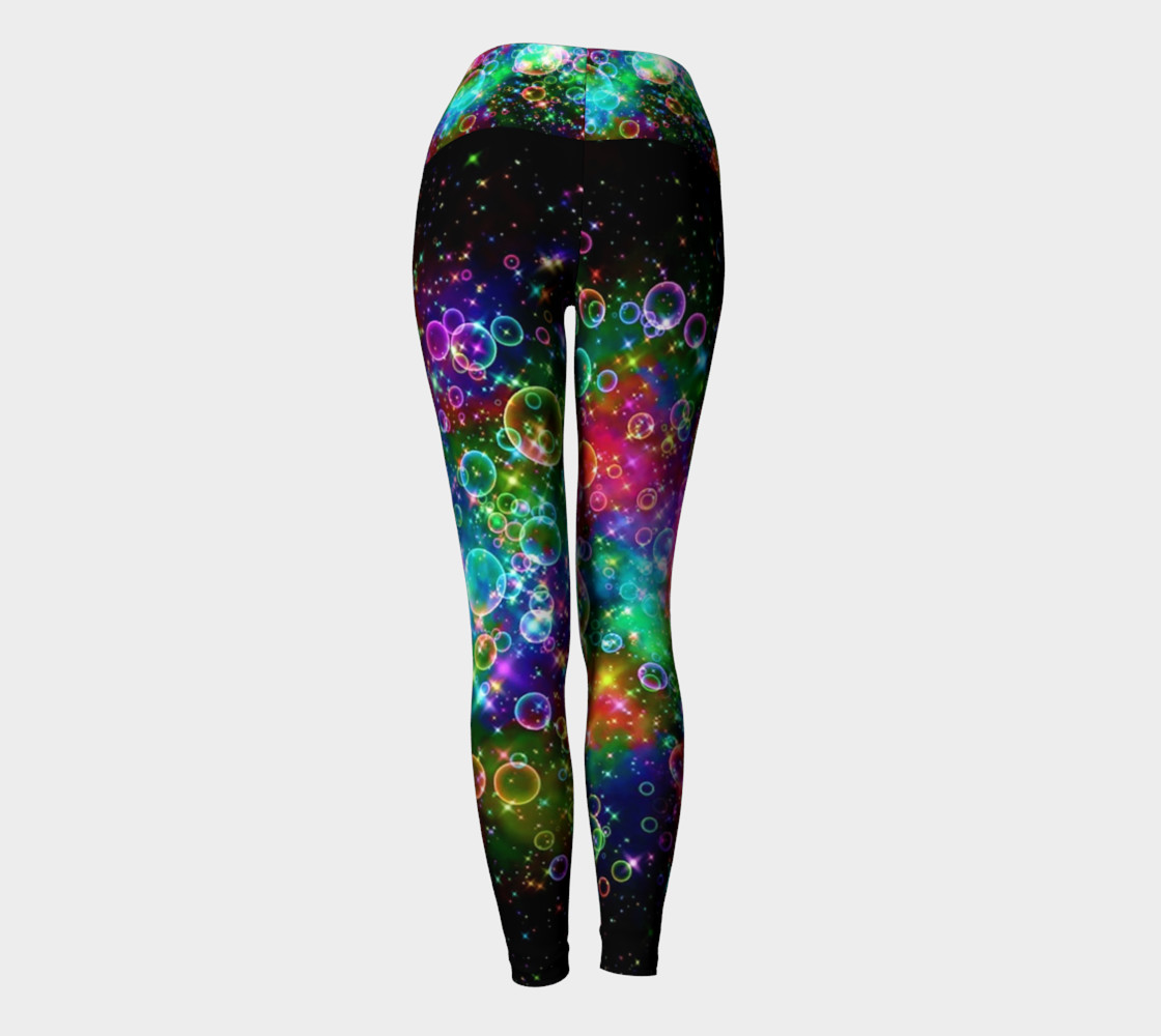 "Bubbles" Yoga Leggings preview #4