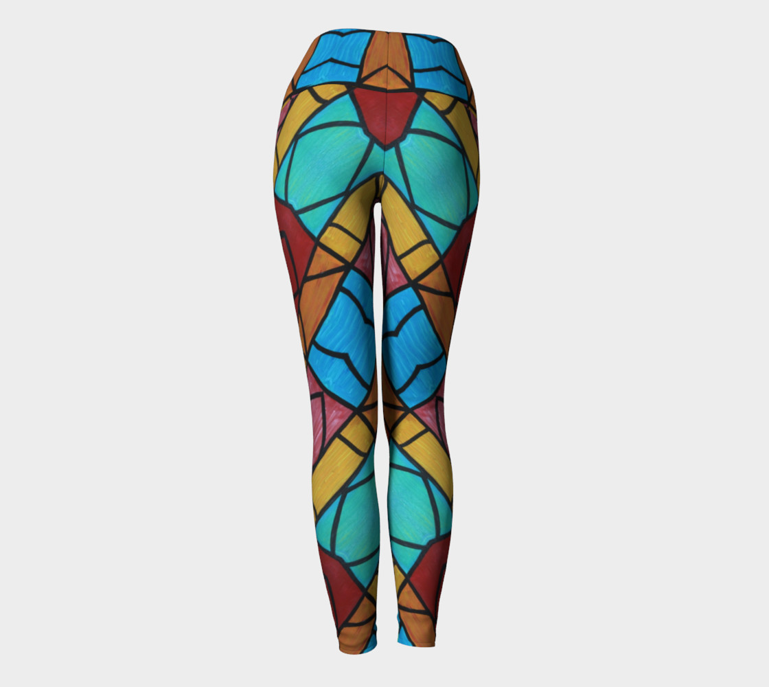 Pueblo Diamond Mosaic Yoga Leggings II preview #4