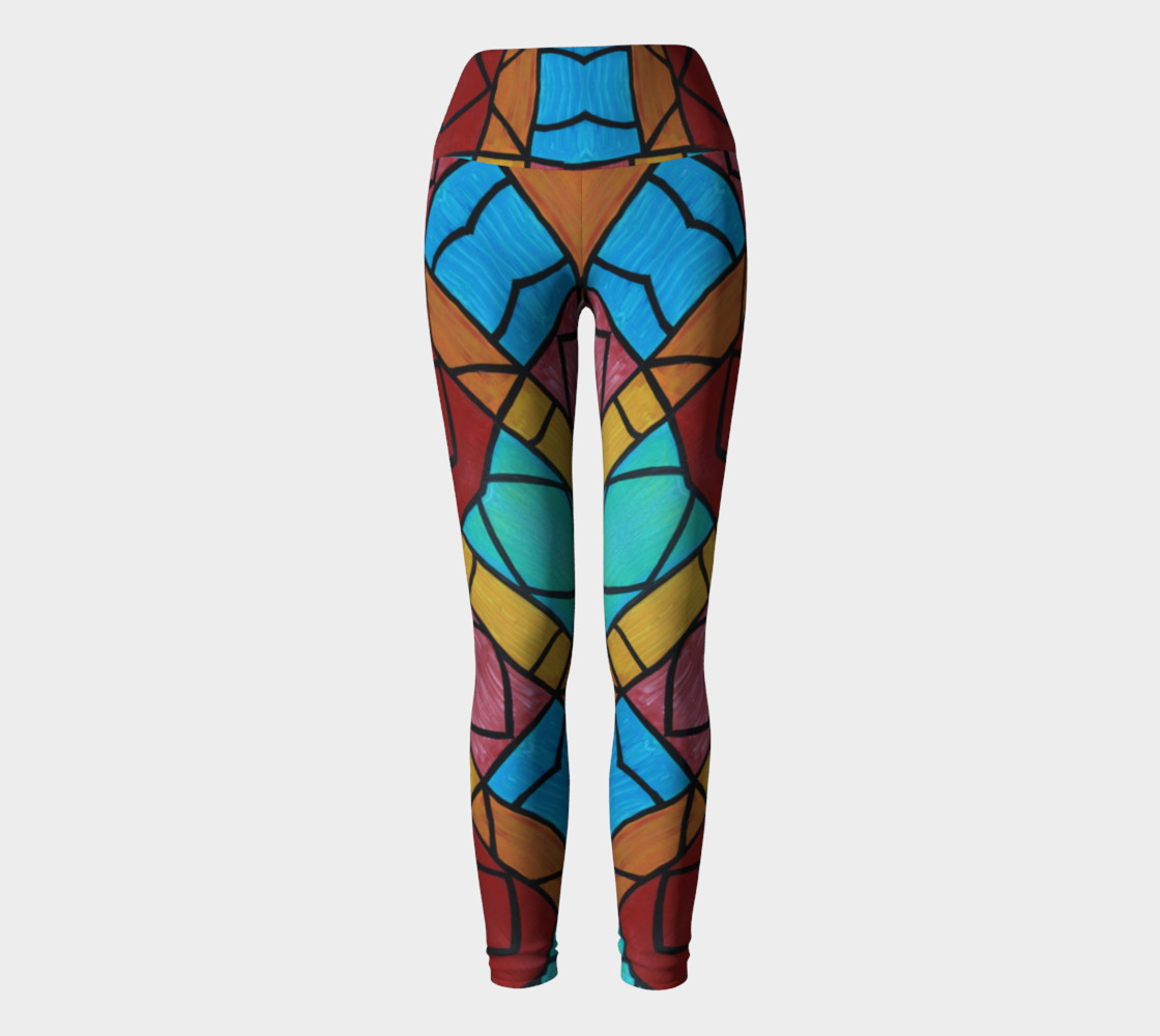 Pueblo Diamond Mosaic Yoga Leggings II preview #2