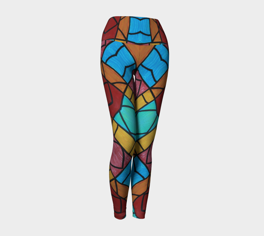 Pueblo Diamond Mosaic Yoga Leggings II preview #1