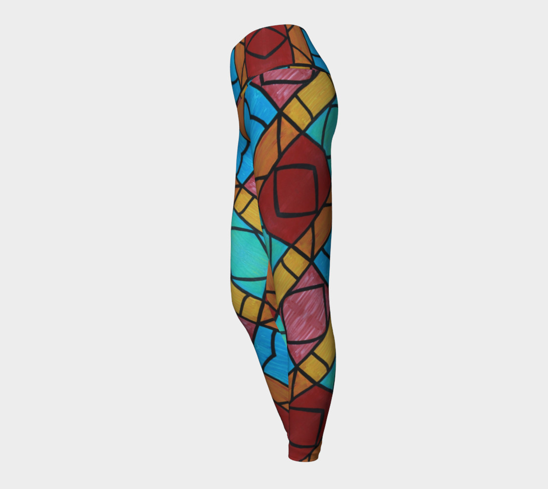 Pueblo Diamond Mosaic Yoga Leggings II preview #3