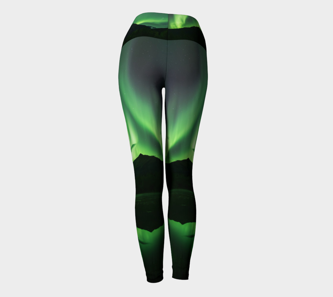 Lights over the Mendenhall 1 Yoga Leggings preview #4