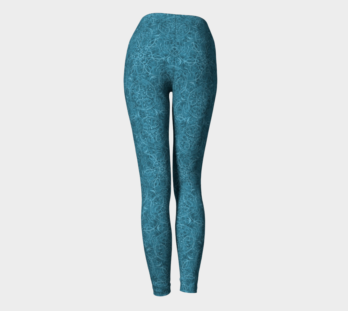 Moroccan Teal Arabesque Pattern preview #4