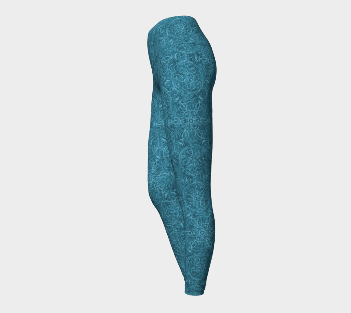 Moroccan Teal Arabesque Pattern preview #3