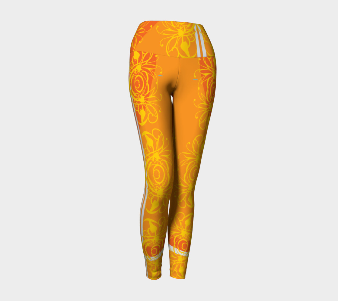 Bright Flower Gold Yoga Sport 3D preview