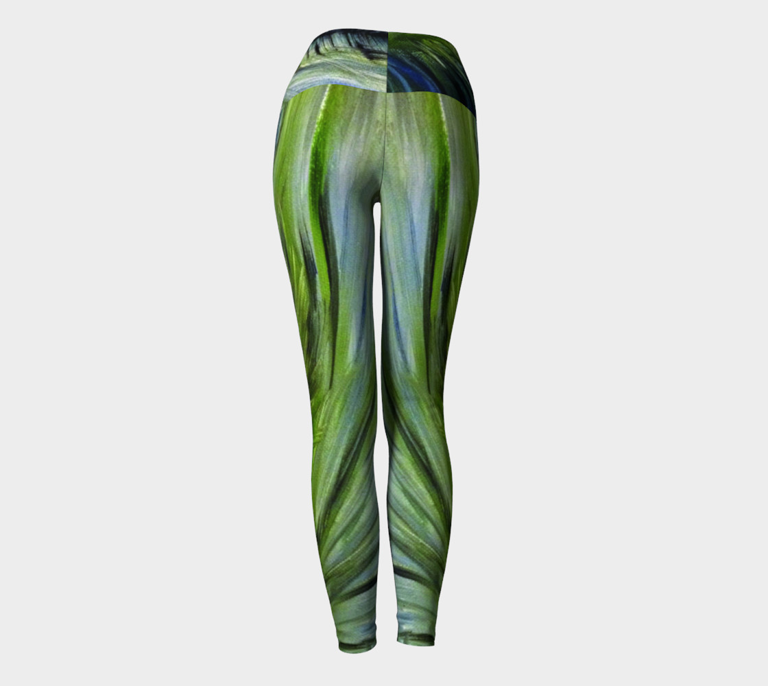 Peacock Yoga Leggings preview #4