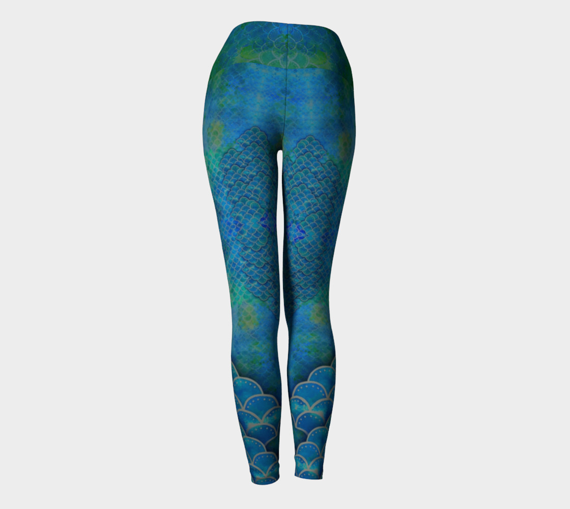 Calf Scale Dragon Mermaid Pants preview #4