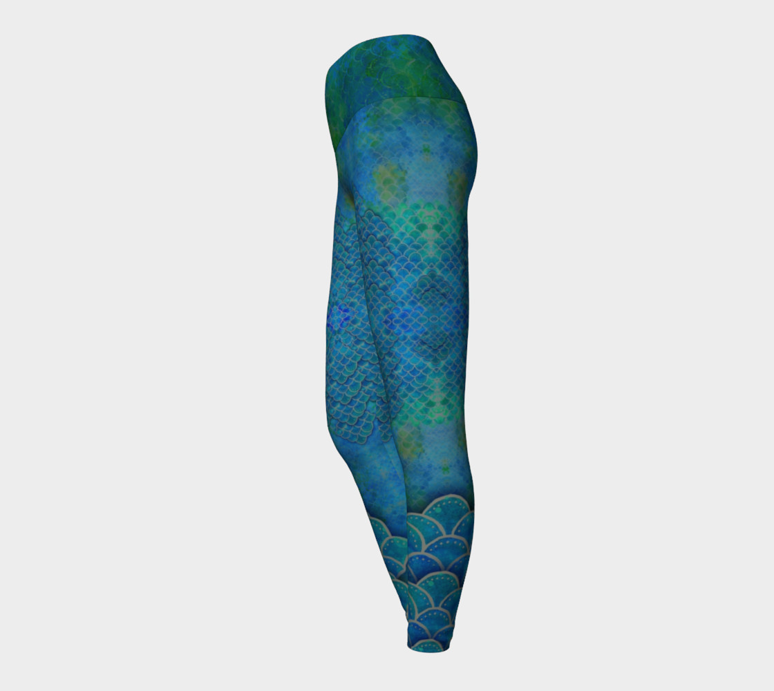 Calf Scale Dragon Mermaid Pants preview #3