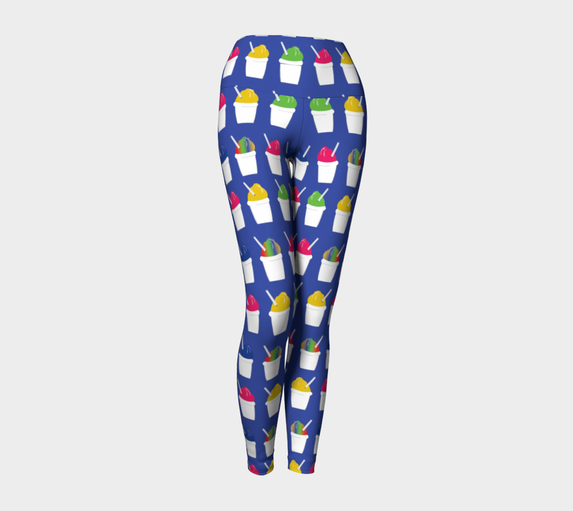 Snowball Yoga Leggings - Royal Blue (Adult) preview #1