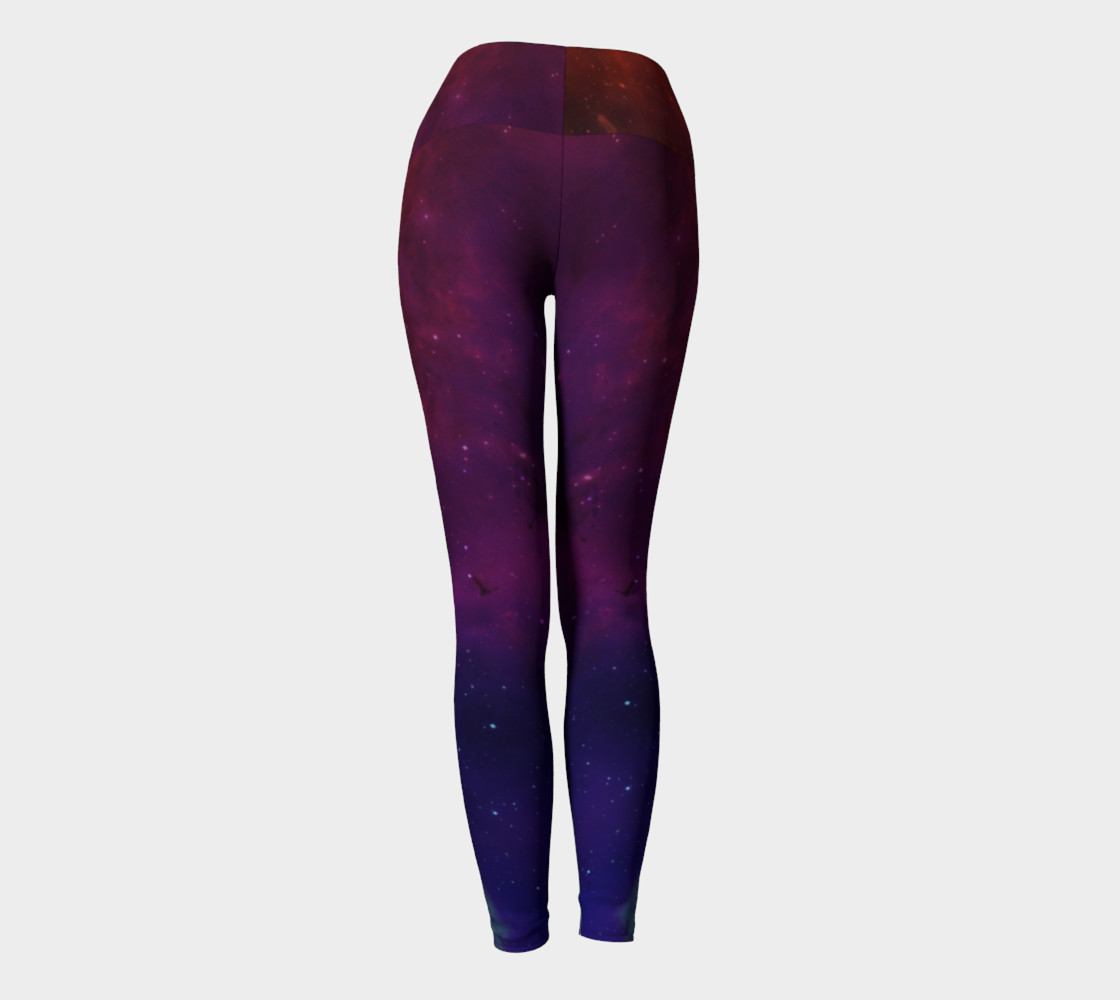 Aurora Portal Yoga Leggings by Danita Lyn preview #4
