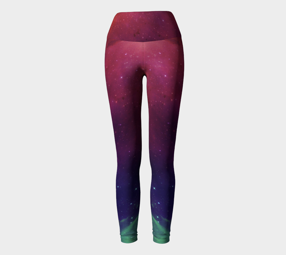 Aurora Portal Yoga Leggings by Danita Lyn preview #2