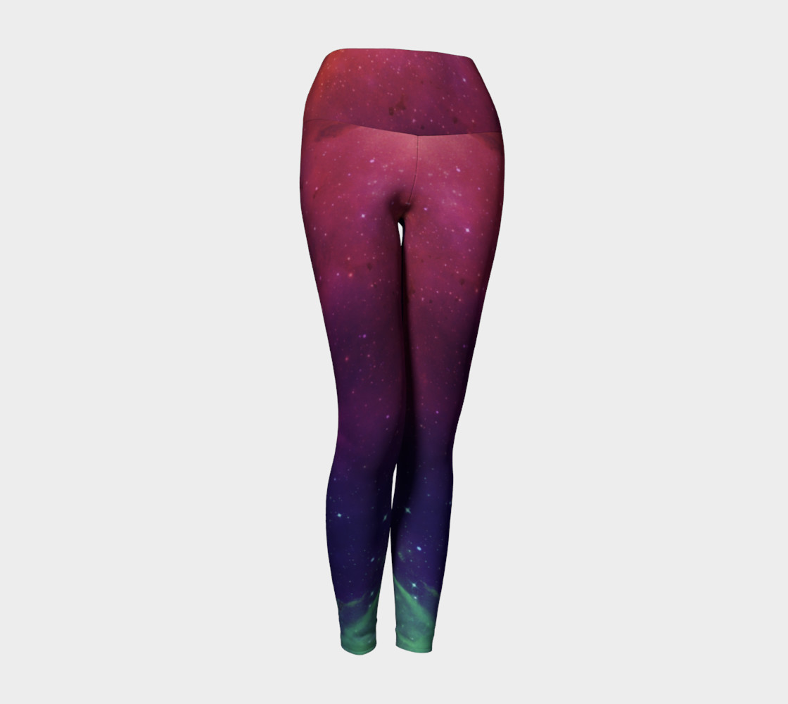 Aurora Portal Yoga Leggings by Danita Lyn preview #1