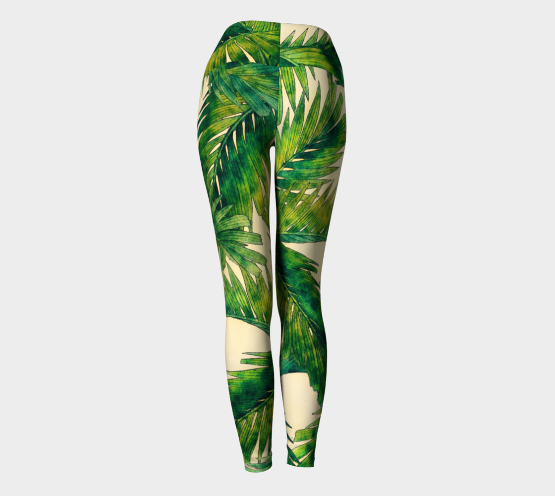 yoga leggings palms preview #4